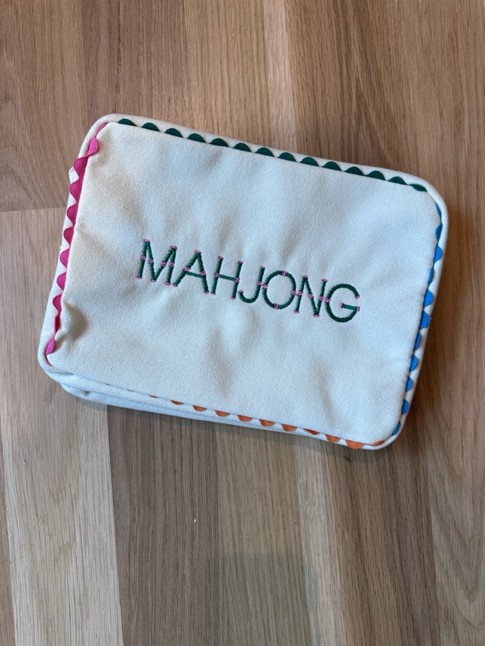 Mahjong Rick Rack Tile Bag